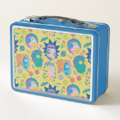 リックとモルティ™ |感染したスミス家族のパターン メタルランチボックス (裏面)