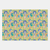 リックとモルティ™ |感染したスミス家族のパターン ラッピングペーパーシート (正面3)