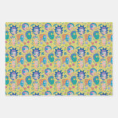 リックとモルティ™ |感染したスミス家族のパターン ラッピングペーパーシート (正面2)