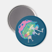 リックとモルティ™ |感染したポータルからの落下 マグネット (正面/裏面)