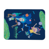 リックとモルティ™ |感染したポータルジャンプ マグネット (横)