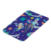 リックとモルティ™ |感染細胞パターンの中 マグネット (左側)