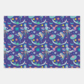 リックとモルティ™ |感染細胞パターンの中 ラッピングペーパーシート (正面3)