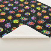 リックとモルティ™ |旋回サイケデリックパターン シェルパブランケット (3/4)