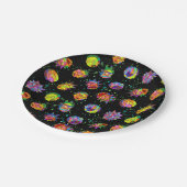 リックとモルティ™ |旋回サイケデリックパターン ペーパープレート (アングル)