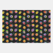 リックとモルティ™ |旋回サイケデリックパターン ラッピングペーパーシート (正面)