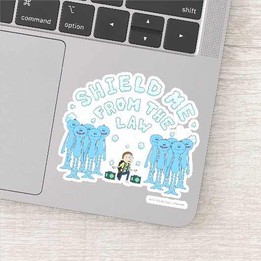 リックとモルティ™ 法から守ってくれ シール (詳細)