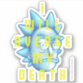 リックとモルティ™ |私は私の死の仇を討つ シール (正面)