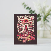 リックとモルティ™ |解剖学公園リブケージ インビテーションポストカード (スタンド正面)