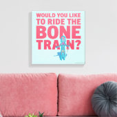 リックとモルティ™ |解剖学公園 – ボーントレイン キャンバスプリント (インサイチュ (リビング))