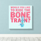 リックとモルティ™ |解剖学公園 – ボーントレイン キャンバスプリント (インサイチュ (ウッドフロア))