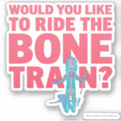 リックとモルティ™ |解剖学公園 – ボーントレイン シール (正面)