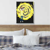 リックとモルティ™ | 邪悪なモティーポータル キャンバスプリント (インサイチュ (寝室))