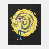 リックとモルティ™ | 邪悪なモティーポータル フリースブランケット (正面)