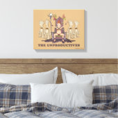 リックとモルティ™ |非生産的 キャンバスプリント (インサイチュ (寝室))