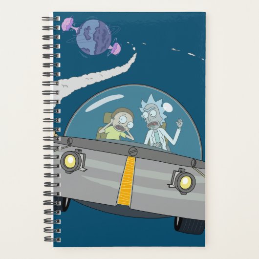 リックとモルティ™ |飛んでいる宇宙船 プランナー手帳 (正面)