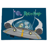 リックとモルティ™ |飛んでいる宇宙船 ラージペーパーバッグ (正面)