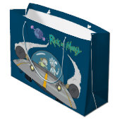 リックとモルティ™ |飛んでいる宇宙船 ラージペーパーバッグ (裏面アングル)