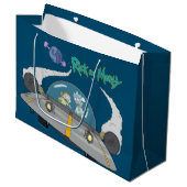 リックとモルティ™ |飛んでいる宇宙船 ラージペーパーバッグ (正面アングル)