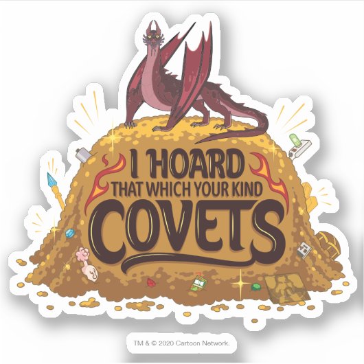 リックとモルティ™ | Balthromaw's Hoard シール (正面)