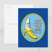 リックとモルティ™ | Banana Rick Badge インビテーションポストカード (正面/裏面)