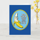 リックとモルティ™ | Banana Rick Badge カード (黄色い花)