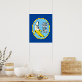 リックとモルティ™ | Banana Rick Badge ポスター (キッチン)