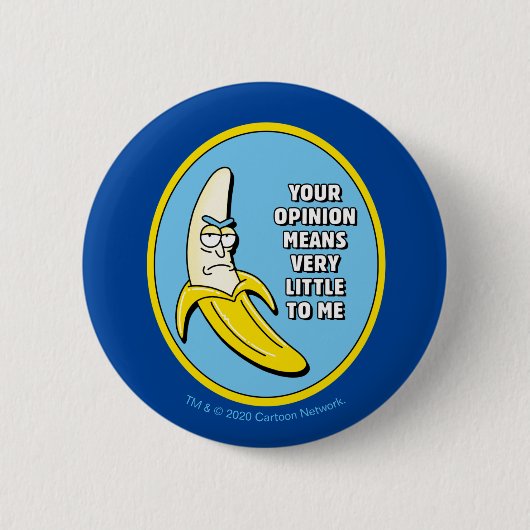 リックとモルティ™ | Banana Rick Badge 缶バッジ (正面)