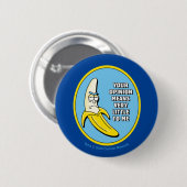 リックとモルティ™ | Banana Rick Badge 缶バッジ (正面&裏面)