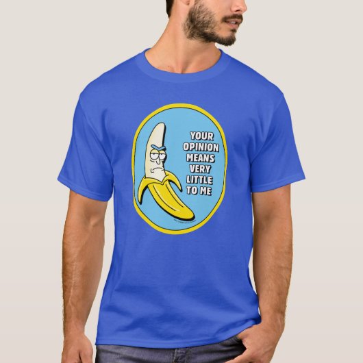 リックとモルティ™ | Banana Rick Badge Tシャツ (正面)