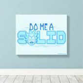 リックとモルティ™ | Do Me 無地の A キャンバスプリント (インサイチュ (ウッドフロア))