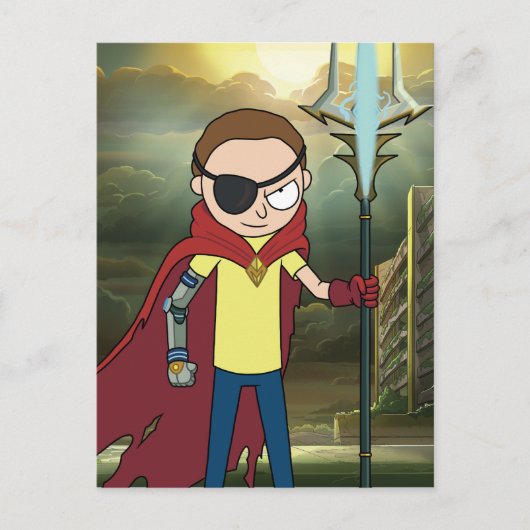 リックとモルティ™ | Evil Morty インビテーションポストカード (正面)
