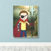 リックとモルティ™ | Evil Morty キャンバスプリント (インサイチュ (ウッドフロア))