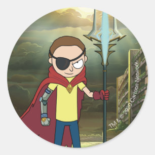 リックとモルティ™   Evil Morty ラウンドシール