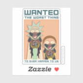 リックとモルティ™ | Glorzo Wanted Poster シール (シート)