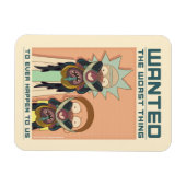 リックとモルティ™ | Glorzo Wanted Poster マグネット (横)
