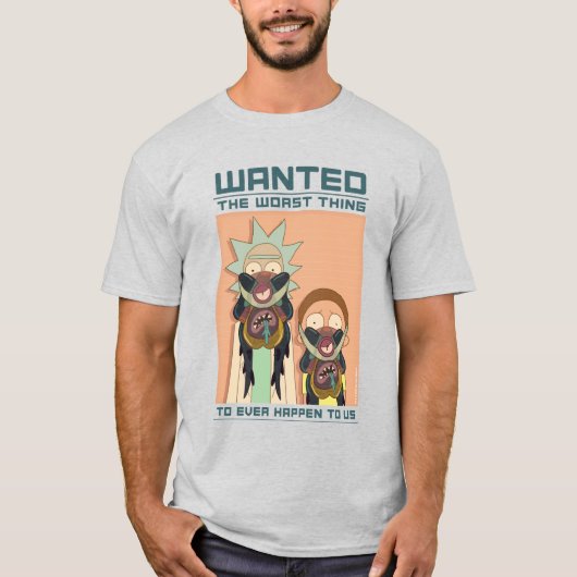 リックとモルティ™ | Glorzo Wanted Poster Tシャツ (正面)