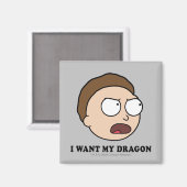 リックとモルティ™ | I Want My Dragon マグネット (正面/裏面)