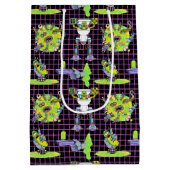 リックとモルティ™ | Pickle Rick Portalパターン ミディアムペーパーバッグ (裏面)