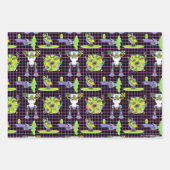 リックとモルティ™ | Pickle Rick Portalパターン ラッピングペーパーシート (正面3)