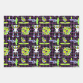 リックとモルティ™ | Pickle Rick Portalパターン ラッピングペーパーシート (正面2)