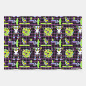 リックとモルティ™ | Pickle Rick Portalパターン ラッピングペーパーシート (正面)