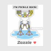 リックとモルティ™ | Pickle Rick Toilet Mech シール (シート)