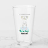 リックとモルティ™ | Pickle Rick Toilet Mech タンブラーグラス (裏面)