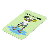 リックとモルティ™ | Pickle Rick Toilet Mech マグネット (左側)