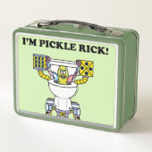 リックとモルティ™ | Pickle Rick Toilet Mech メタルランチボックス (裏面)