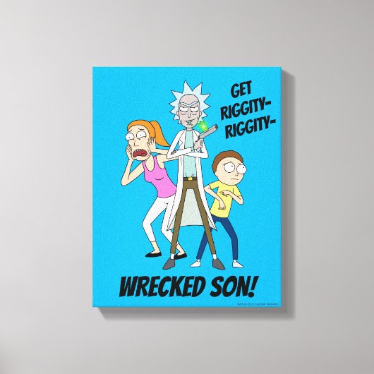 リックとモルティ™ | Rick、Morty、Summer キャンバスプリント (正面)