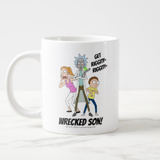 リックとモルティ™ | Rick、Morty、Summer ジャンボコーヒーマグカップ