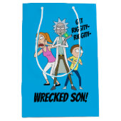 リックとモルティ™ | Rick、Morty、Summer ミディアムペーパーバッグ (正面)