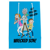 リックとモルティ™ | Rick、Morty、Summer ミディアムペーパーバッグ (裏面)